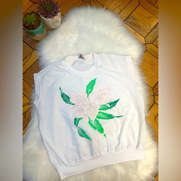 Vintage A Touch of Hawaii Top - Picture 1 of 5